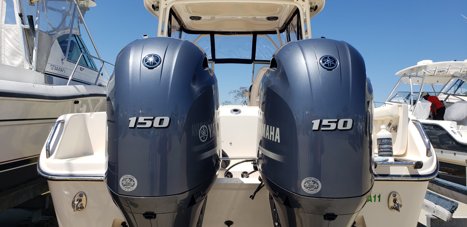Outboard area detail, original First State Marine Service photograph